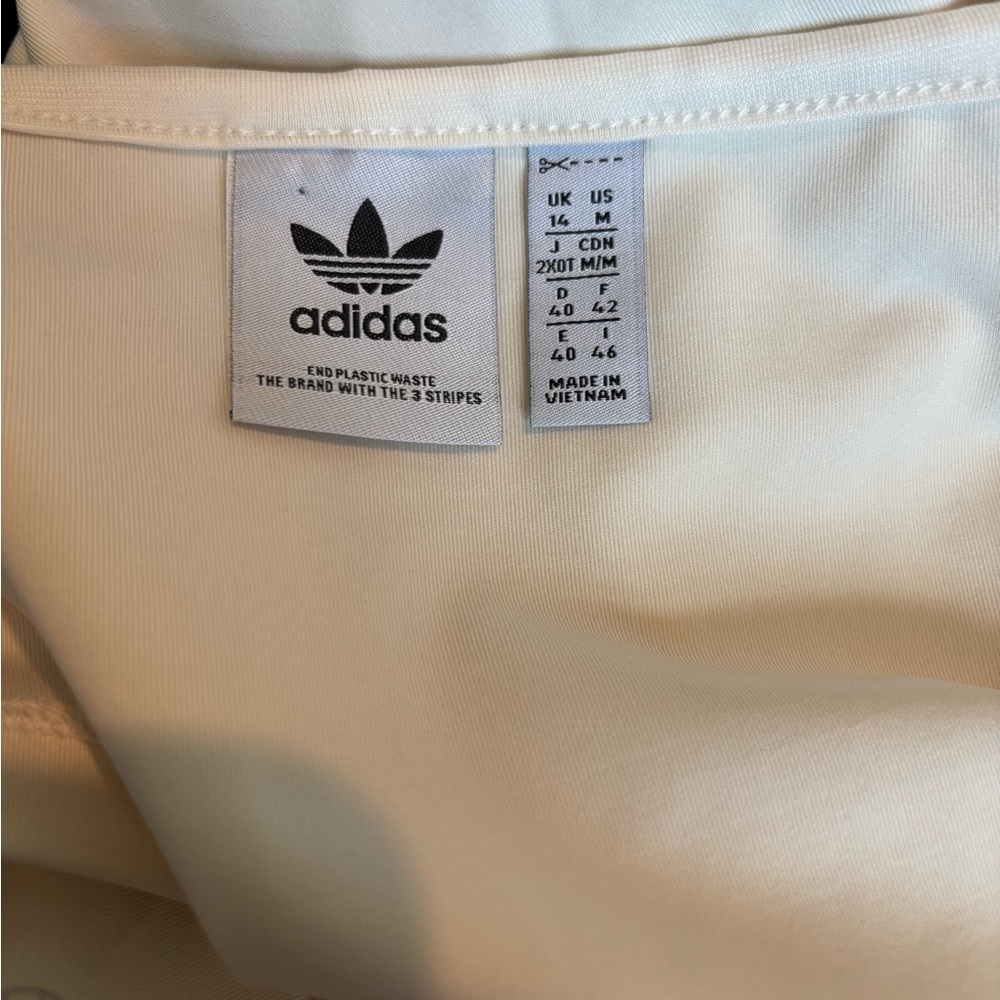 Adidas Off-White Camisole with Adjustable Spaghetti Straps - Picture 6 of 9